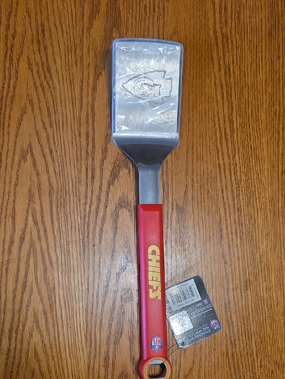 NFL Chiefs Red and Gold BBQ Spatula And Super Bowl 57 Flag